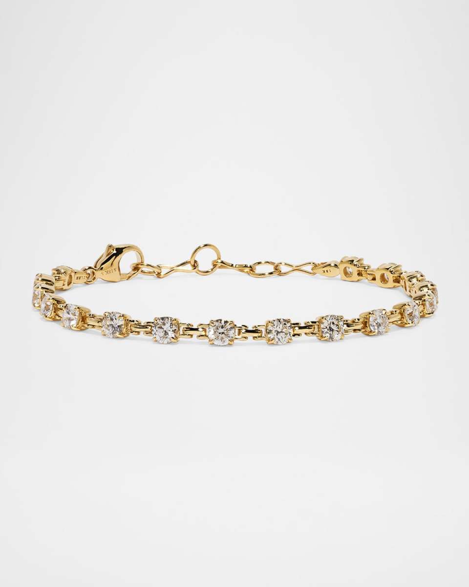 18K Yellow Gold Pirouette Large Diamond Bracelet